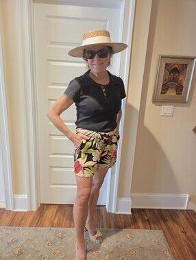 Tommy Bahama Black Floral Shorts
